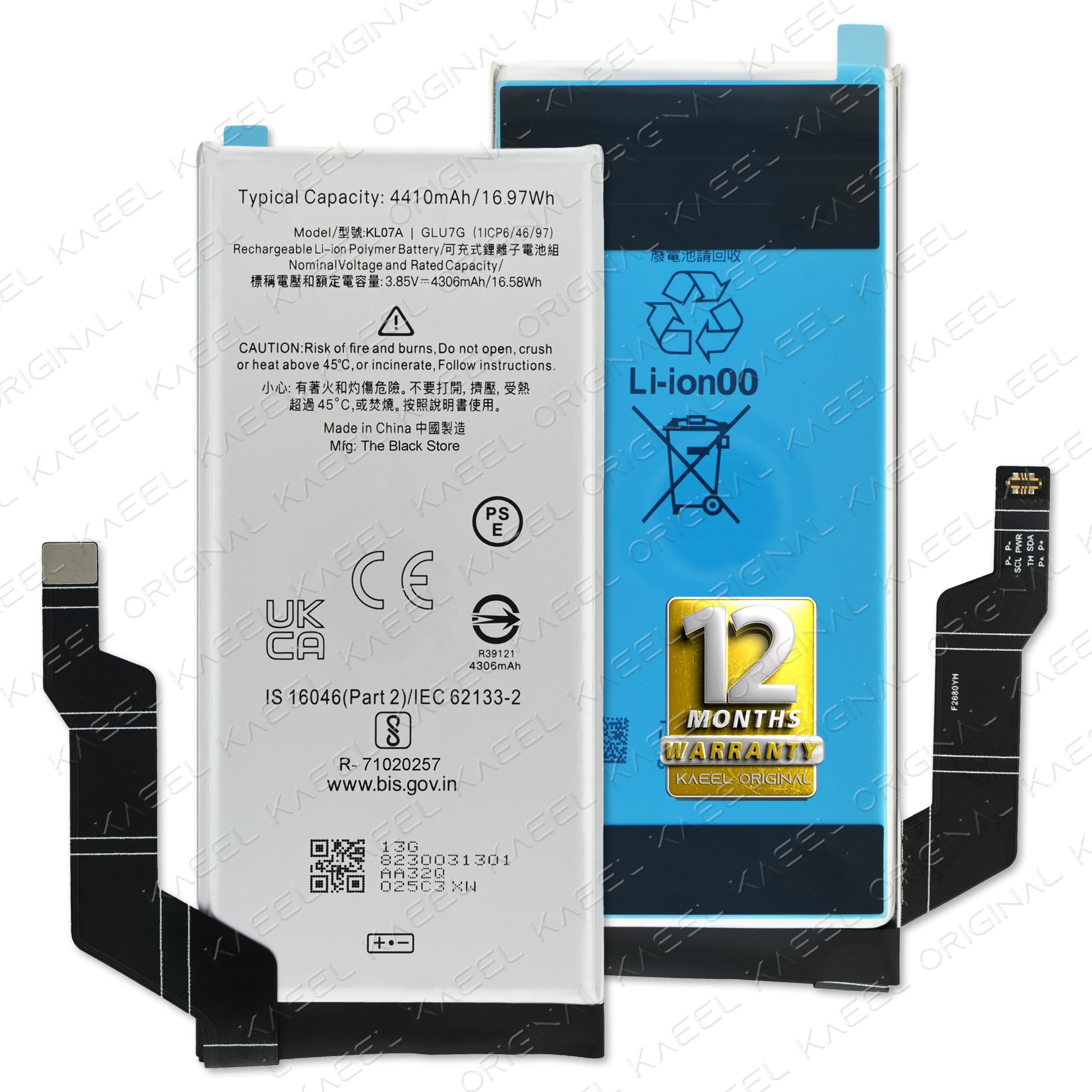 KAEEL ORIGINAL GLU7G - 4410mAh Genuine Replacement for Google